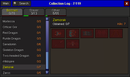 Collection Log & Updated Wiki